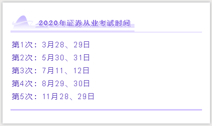 证券从业报考时间(证券从业资格考试报名时间)